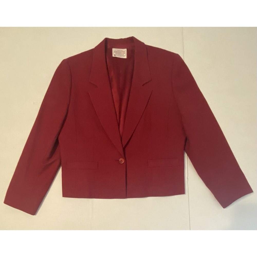Vintage Pendleton-16P Blazer 100% Wool Res One Button Jacket